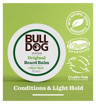 Bulldog Skincare - Original Beard Balm, For Condition & Light Hold, For All Beard Types, 75g
