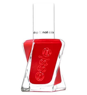 Essie Gel Couture 270 Rock The Runway, Hot Red Colour, Longlasting High Shine Nail Polish 13.5ml