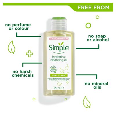 Simple Kind to Skin Hydrating Cleansing Oil 125ml