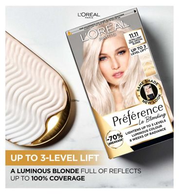 L'Oreal Paris Preference 11.11 Ultra Light Crystal Blonde Permanent Hair Dye
