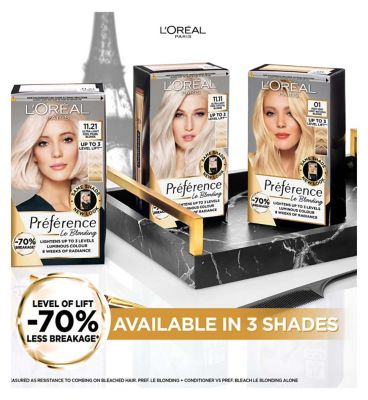 L'Oreal Paris Preference 11.21 Ultra Light Very Very Light Pearl Blonde Permanent Hair Dye