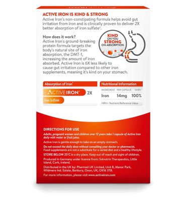 Active Iron - 30 Capsules