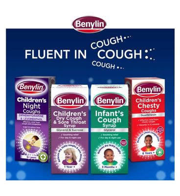 Benylin Children's Dry Cough and Sore Throat Syrup 1+ Year 125ml