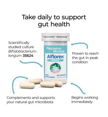 Alflorex® Original by PrecisionBiotics® - Daily Gut Health Supplement - 30 Capsules
