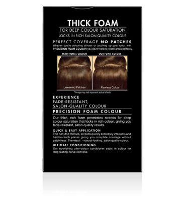 John Frieda Precision Foam Colour 6.5PBN Lightest Cool Almond Brown 130ml