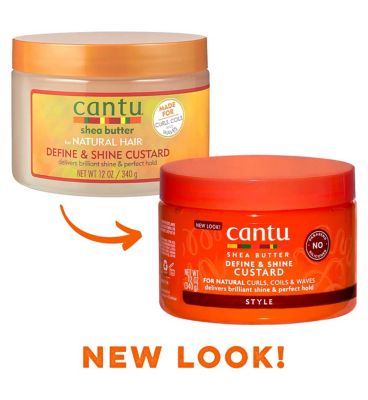 Cantu Shea Butter for Natural Hair Define & Shine Custard 340g