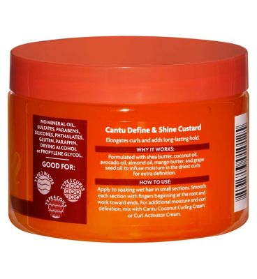 Cantu Shea Butter for Natural Hair Define & Shine Custard 340g