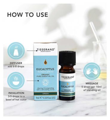 Tisserand Aromatherapy Organic Eucalyptus Essential Oil
