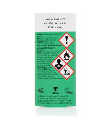 Tisserand Aromatherapy Tea Tree Organic Essential Oil 9ml