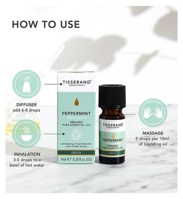 Tisserand Aromatherapy Organic Peppermint Essential Oil
