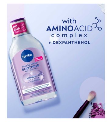 NIVEA Soothing Micellar Water for Sensitive Skin, 400ml