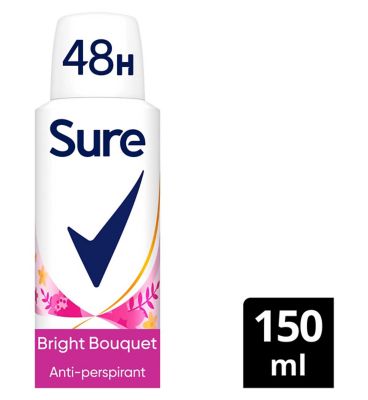Sure Women Antiperspirant Aerosol Bright Bouquet 150 ml