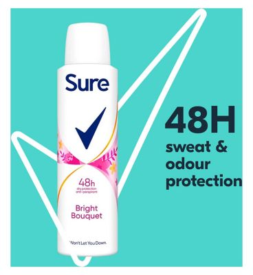 Sure Women Antiperspirant Aerosol Bright Bouquet 150 ml