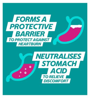 Gaviscon Heartburn & Indigestion Relief Tablets Peppermint Flavour Tablets x24