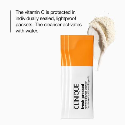 Clinique Fresh Pressed™ Renewing Powder Cleanser with Pure Vitamin C 0.5g x 8