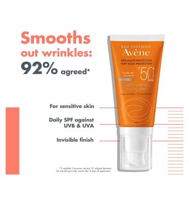 Avène Very High Protection Anti-ageing SPF50+ Face Sun Cream for Sensitive Skin 50ml