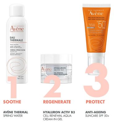 Avène Very High Protection Anti-ageing SPF50+ Face Sun Cream for Sensitive Skin 50ml