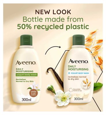 AVEENO® Daily Moisturising Yogurt Body Wash – Vanilla & Oat Scented 300ml