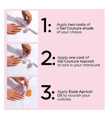 Essie Gel Couture 470 Sizzling Hot Bright Red Colour, Longlasting High Shine Nail Polish 13.5ml