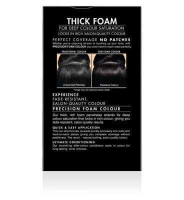 John Frieda Precision Foam Colour 2N Luminous Natural Black 130ml