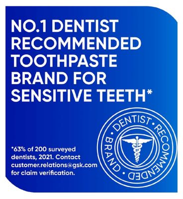 Sensodyne Rapid Relief Whitening Sensitive Teeth Toothpaste 75ml