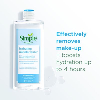 Simple Water Boost Micellar Cleansing Water Sensitive Skin 400ml