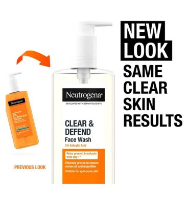 Neutrogena Clear & Defend Facial Wash 200ml