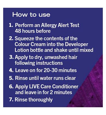 Schwarzkopf LIVE Amethyst Chrome U69 Permanent Hair Dye