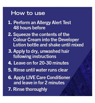 Schwarzkopf LIVE Blue Mercury U67 Permanent Hair Dye