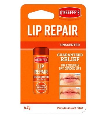 O’Keeffe's Lip Repair Unscented Lip Balm, 4.2g