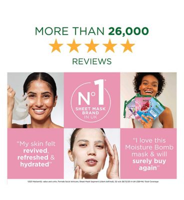 Garnier Moisture Bomb Sakura Hydrating Sheet Mask 28g
