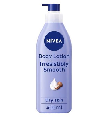 NIVEA Irresistibly Smooth Body Lotion for Dry Skin, 400ml