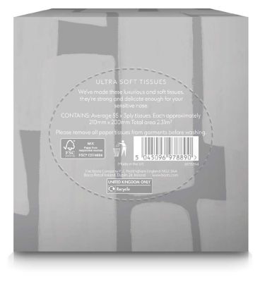 Boots Everyday Tissues 3ply Ultra Soft Cube 55&nbsp;&nbsp;