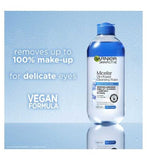 Garnier Micellar Water Facial Cleanser For Delicate Skin and Eyes, 400ml
