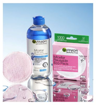 Garnier Micellar Water Facial Cleanser For Delicate Skin and Eyes, 400ml