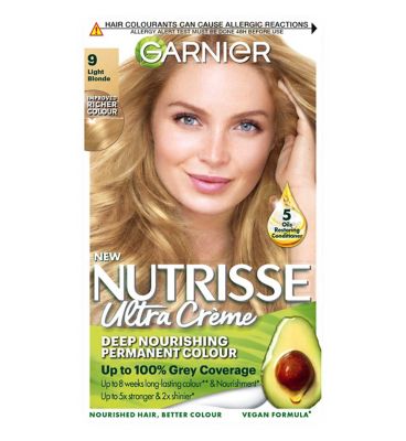 Garnier Nutrisse 9 Light Blonde Permanent Hair Dye