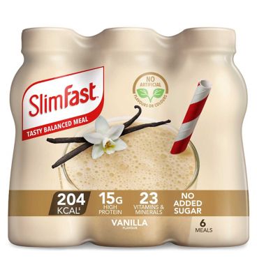 SlimFast Vanilla Shake - 6 x 325ml