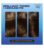 Clairol Nice'n Easy Crème Oil Infused Permanent Hair Dye 5A Medium Ash Brown 177ml