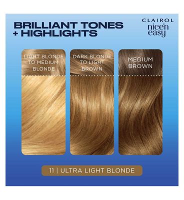 Clairol Nice'n Easy Crème Oil Infused Permanent Hair Dye 11 Ultra Light Blonde 177ml