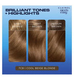 Clairol Nice'n Easy Crème Oil Infused Permanent Hair Dye 7CB Dark Champagne Blonde 177ml