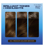 Clairol Nice'n Easy Crème Oil Infused Permanent Hair Dye 5G Medium Golden Brown 177ml
