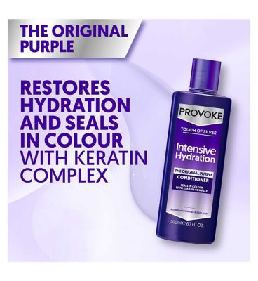 Provoke Touch of Silver Intensive Hydration The Original Purple Conditioner 200ml