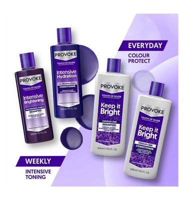 Provoke Touch of Silver Intensive Hydration The Original Purple Conditioner 200ml