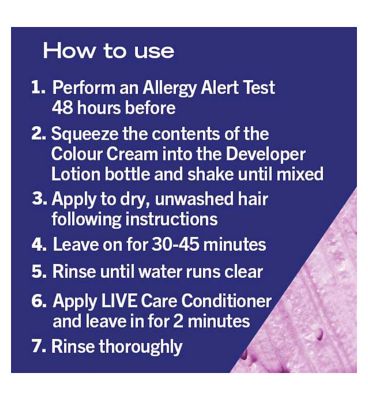 Schwarzkopf LIVE Lightener + Twist Mauve Kiss 105 Permanent Hair Dye
