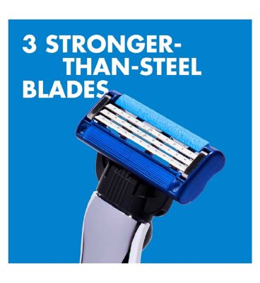 Gillette Mach3 Turbo Razor + Blades 3pk