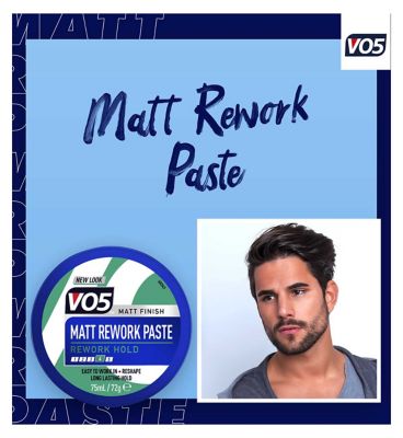 VO5 Matt Rework Hair Paste 75ml