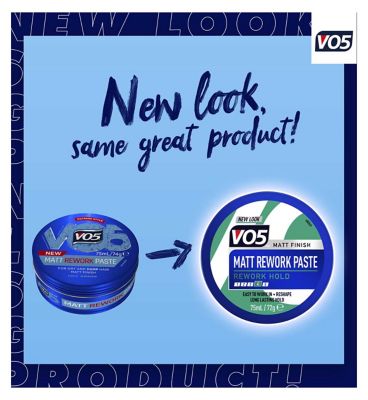 VO5 Matt Rework Hair Paste 75ml