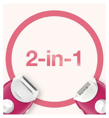 Braun Silk-épil 3, Epliator for Long Lasting Hair Removal - White/Pink 3-410