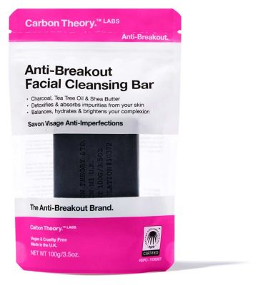 Carbon Theory Charcoal and Tea Tree Oil Break-Out&nbsp;Control Facial Cleansing Bar