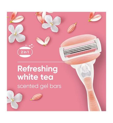 Venus Comfortglide Spa Breeze Razor + 3 Blades